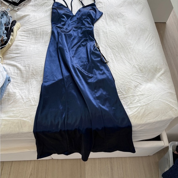 Windsor Midnight Blue Backless Dress - Picture 2 of 5